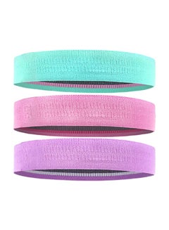 Buy 3-Piece Resistance Workout Booty Bands Set 26x5x16cm in UAE