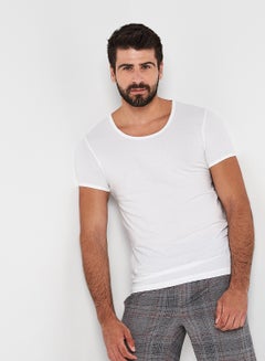 Buy 2 Pack Cotton Vest White in UAE