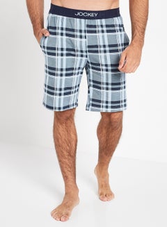 Buy Check Pattern Cotton Fit Shorts Assorted Color/Print in UAE