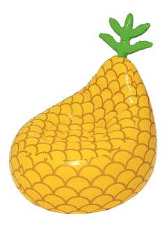 Buy Inflatable Pineapple Shape Bean Bag Yellow/Brown/Green in Saudi Arabia