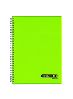 اشتري دفتر ملاحظات Septcouleur مقاس B5  يحتوي على 80 صفحة أخضر في الامارات
