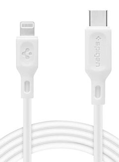 Buy USB Type-C To Lightning Data Sync And Charging Cable White in UAE
