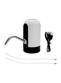 Buy USB Filling Electric Water Pump Gallon Dispenser White/ Black 13.5x10x10.5centimeter in UAE