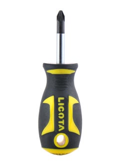 Buy Stubby Approval Screwdriver Black/Yellow/Silver in UAE