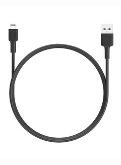 اشتري كابل USB-A إلى Lightning حاصل على اعتماد MFi ومناسب للشحن ومزامنة البيانات أسود في مصر