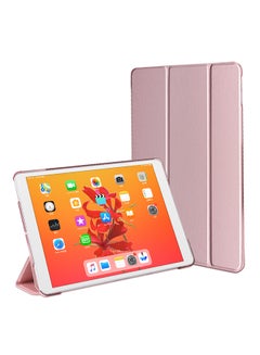 Buy Protective Flip Cover For Apple iPad (2019) 10.2-Inch Light Pink in UAE