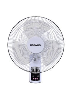 Buy Wall Fan With Remote DAWDI40-5WFRC White in UAE