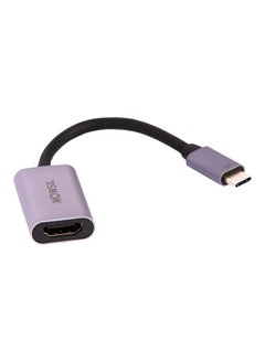 Buy USB-C TO HDMI Converter Grey/Black in UAE