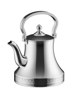 Buy Stainless Steel Tea Kettle Chrome 1.2Liters in Saudi Arabia