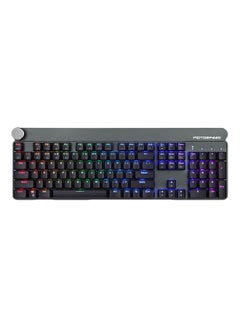 Buy Dual Mode Wired Mechanical Keyboard Black in Saudi Arabia