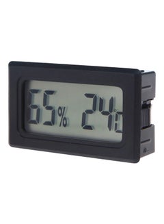 Buy Mini Digital Humidity And Thermometer Black 4.8centimeter in Saudi Arabia