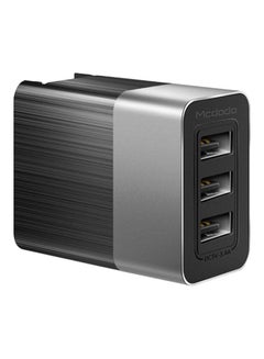 Buy USB Travel Charger Black/Grey in UAE