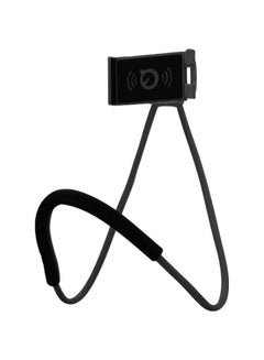 Buy Lazy Hanging Neck Phone Holder Bracket Mount Black in UAE