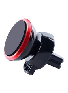 Buy Magnetic Car Air Vent Mount For Apple iPhone XS Max Red/Black in Saudi Arabia