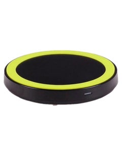 Buy Universal Qi Wireless Charging Pad Yellow/Black in UAE