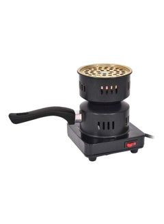 Buy Electric Charcoal Heater 1000W 1000.0 W 318.62098659.18 Black/Gold in UAE