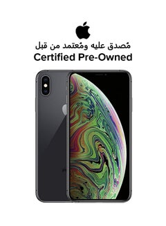 اشتري مُجدد ومعتمد - هاتف آيفون XR مع تطبيق فيس تايم لون رمادي فلكي بذاكرة داخلية سعة 64 جيجابايت ويدعم تقنية  4G LTE - النسخة العالمية في السعودية