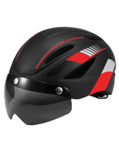 Buy Rechargeable Back Light Bike Helmet With Detachable Visor in UAE