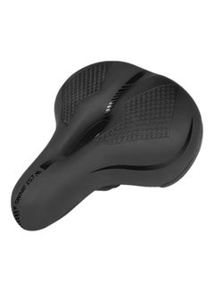 Buy Saddle Comfortable Shock Absorption Wide Bike Seat 27x8x18cm in Saudi Arabia