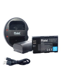 Buy Pack Of 4 Battery Charger For Canon Camera Black in UAE