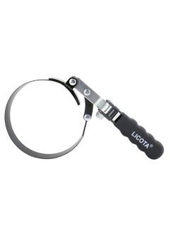 Buy Super-Grip Adjustable Oil Filter Wrench Black/Silver in UAE