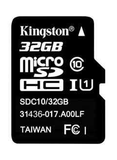 اشتري بطاقة ذاكرة فلاش Micro SDHC أسود في السعودية