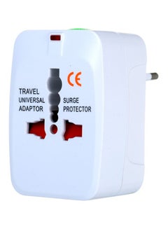 Buy Universal Plug Adapter White 3x1.5x1.9inch in Egypt