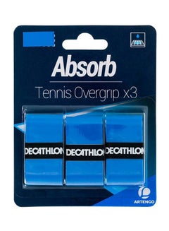 Buy 3-Piece Absorb Tennis Overgrip Set 120x0.7x2.5cm in Egypt