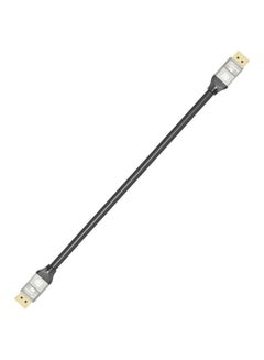 Buy 8K Display Port Cable Black/Grey/Gold in UAE