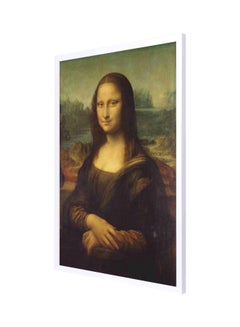 Buy Monalisa Framed Wall Painting Beige/Brown/Green 53x73centimeter in Saudi Arabia