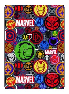 Buy Marvel Stamps Pattern Protective Case Cover For Apple iPad Air 2 9.7-Inch Multicolour in UAE