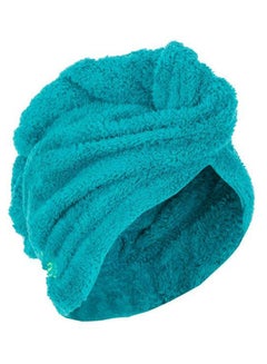 Buy Microfiber Hair Towel Blue 145 x 85centimeter in Egypt