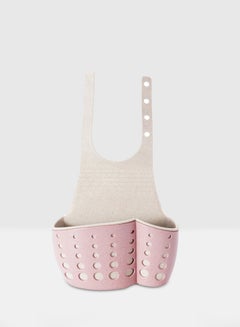 Buy Kitchen Sink Drain Basket And Holder Pink in Saudi Arabia