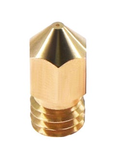 Buy 3D Printer Extruder Brass Nozzle Gold in UAE