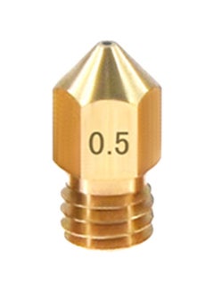 Buy 3D Printer Extruder Brass Nozzle Gold in Saudi Arabia