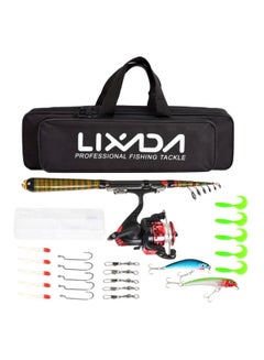 Buy Telescopic Fishing Rod And Reel Kit With Carrier Bag 0.6kg in Saudi Arabia