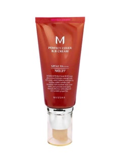 Buy M Perfect Cover BB Cream With SPF 42 PA+++ 50ml 27 Honey Beige in UAE