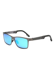 Buy Men's Aluminium Frame Rectangular Sunglasses in UAE