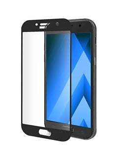 Buy Tempered Glass Screen Protector For Samsung Galaxy A5 2017 Black/Clear in Saudi Arabia