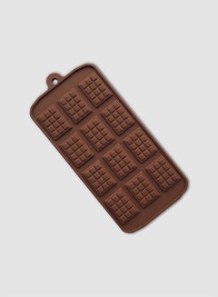 Buy Silicone Chocolate Mould Brown 226x107x5mm in Saudi Arabia