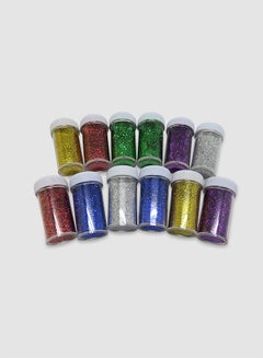 Buy 12-Piece Mini Glitter Box Set Multicolour in UAE