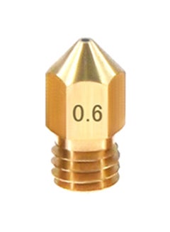 Buy 3D Printer Extruder Brass Nozzle For MK8 3D Printer Gold in UAE