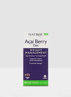 Buy AcaiBerry Diet With Acai & Green Tea Superfood -  60 Veggie Capsules in UAE