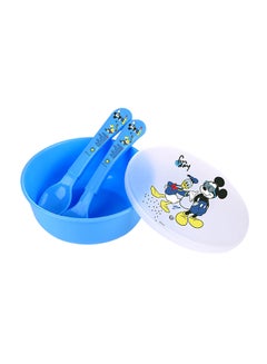 Buy 3-Piece Mickey Mouse Feeding set in UAE