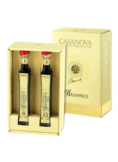 Buy Series 8 And 12 Italian Balsamic Vinegar Gift Set Grapes 80ml Pack of 2 in UAE