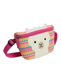 Buy Animal Printed Lunch Bag - Pink/Beige/Blue in UAE