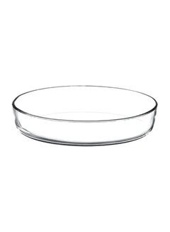 Buy Oval Serving Tray Clear 306x216mm in Saudi Arabia