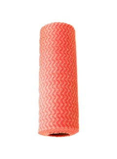 اشتري 50-Piece Paper Napkin Roll Orange 8.2x24.2x1.2centimeter في مصر