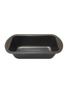 Buy Stainless Steel Cake Baking Pan Black 20x10x6centimeter in Egypt