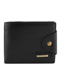 Buy Leather Vintage Wallet Black in UAE